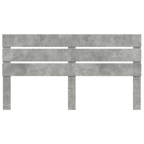 vidaXL Headboard with Headboard Concrete Grey 160 cm Engineered Wood