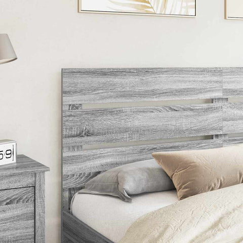 vidaXL Headboard with Headboard Grey Sonoma 160 cm Engineered Wood