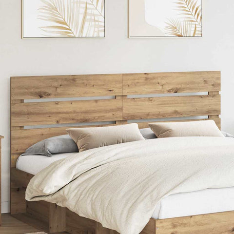 vidaXL Headboard with Headboard Artisan Oak 160 cm Engineered Wood
