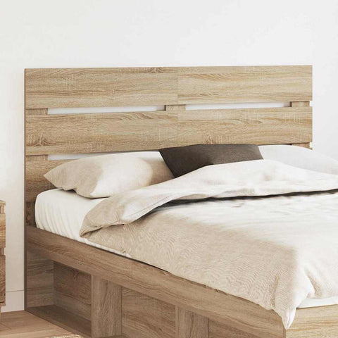 vidaXL Headboard with Headboard Sonoma Oak 150 cm Engineered Wood
