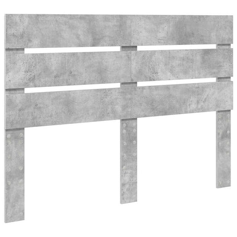 vidaXL Headboard with Headboard Concrete Grey 150 cm Engineered Wood