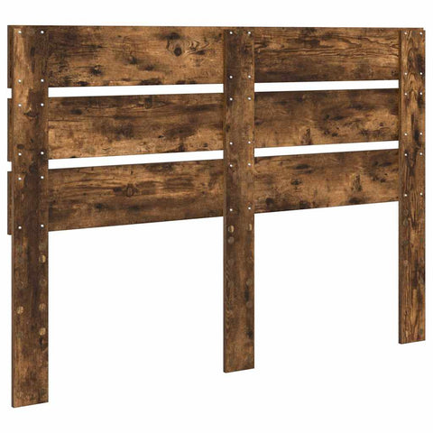 vidaXL Headboard with Headboard Smoked Oak 150 cm Engineered Wood