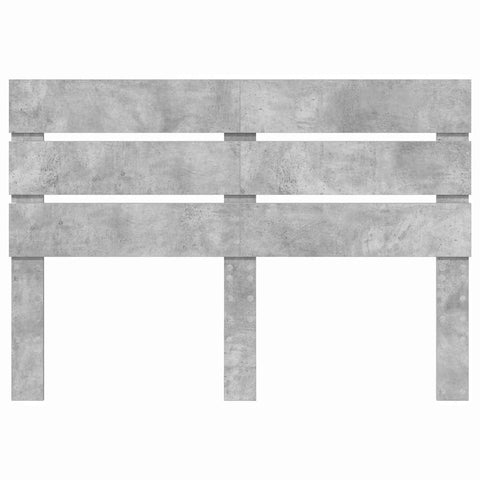 vidaXL Headboard with Headboard Concrete Grey 140 cm Engineered Wood