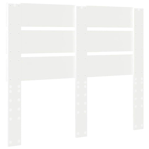 vidaXL Headboard with Headboard White 135 cm Engineered Wood