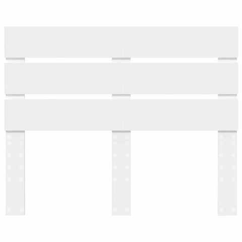 vidaXL Headboard with Headboard White 135 cm Engineered Wood
