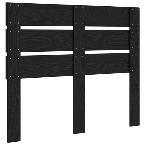 vidaXL Headboard with Headboard Black Oak 135 cm Engineered Wood