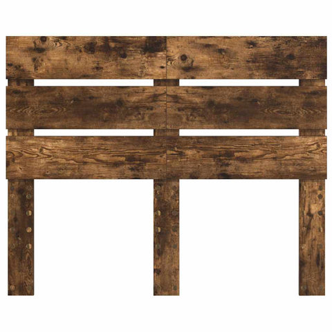 vidaXL Headboard with Headboard Smoked Oak 135 cm Engineered Wood