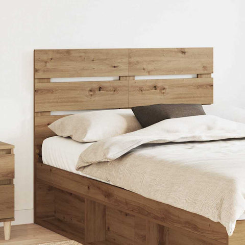 vidaXL Headboard with Headboard Artisan Oak 135 cm Engineered Wood