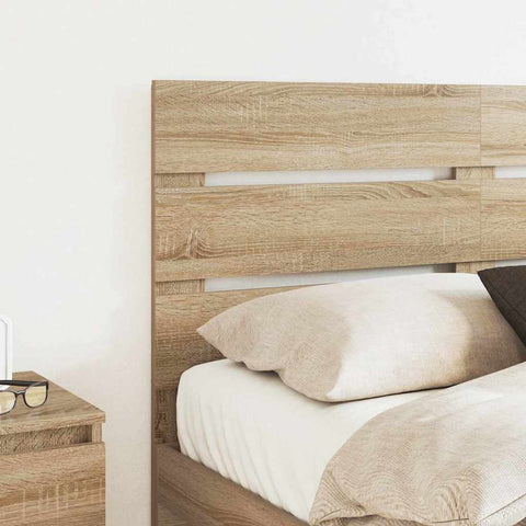 vidaXL Headboard with Headboard Sonoma Oak 120 cm Engineered Wood