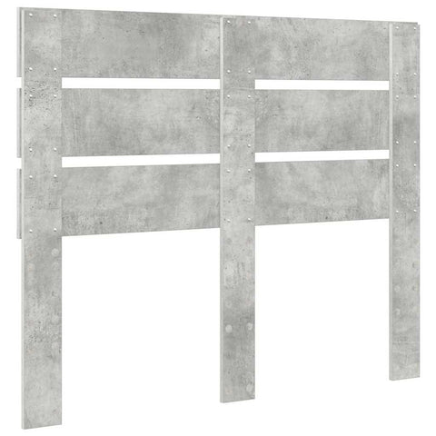 vidaXL Headboard with Headboard Concrete Grey 120 cm Engineered Wood