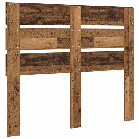vidaXL Headboard with Headboard Old Wood 120 cm Engineered Wood