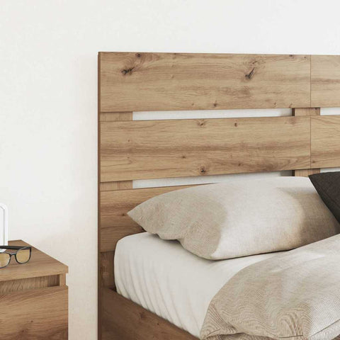vidaXL Headboard with Headboard Artisan Oak 120 cm Engineered Wood