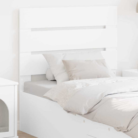 vidaXL Headboard with Headboard White 100 cm Engineered Wood