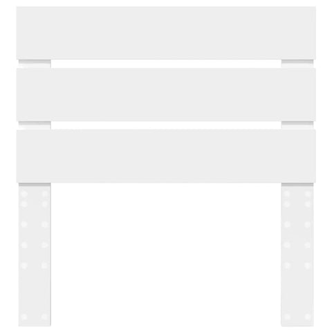 vidaXL Headboard with Headboard White 100 cm Engineered Wood