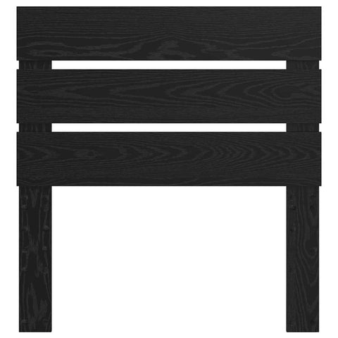 vidaXL Headboard with Headboard Black Oak 100 cm Engineered Wood