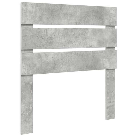 vidaXL Headboard with Headboard Concrete Grey 100 cm Engineered Wood