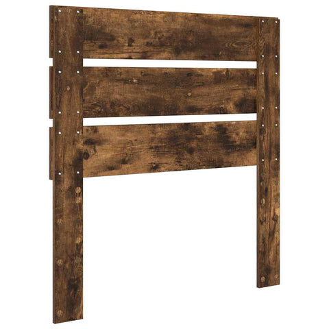 vidaXL Headboard with Headboard Smoked Oak 100 cm Engineered Wood