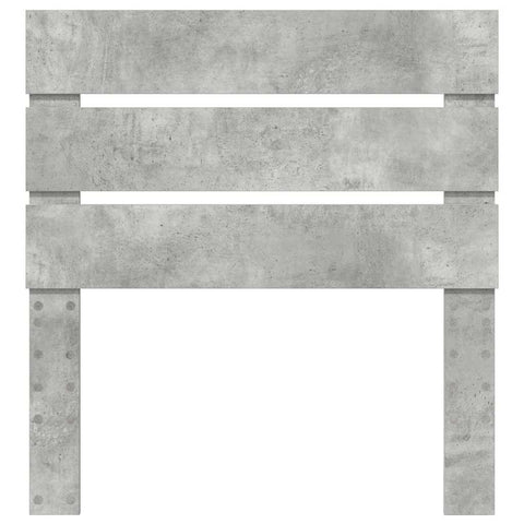 vidaXL Headboard with Headboard Concrete Grey 90 cm Engineered Wood