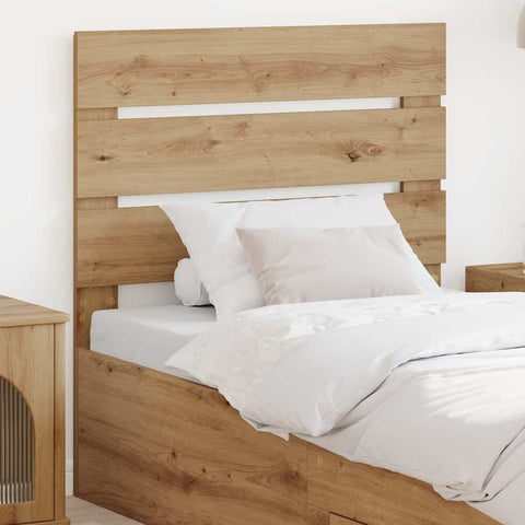 vidaXL Headboard with Headboard Artisan Oak 90 cm Engineered Wood