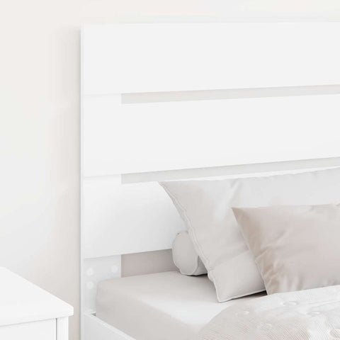 vidaXL Headboard with Headboard White 80 cm Engineered Wood