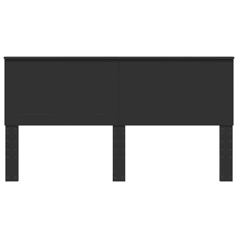 vidaXL Headboard with Headboard Black Oak 200 cm Engineered Wood