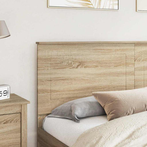 vidaXL Headboard with Headboard Sonoma Oak 200 cm Engineered Wood
