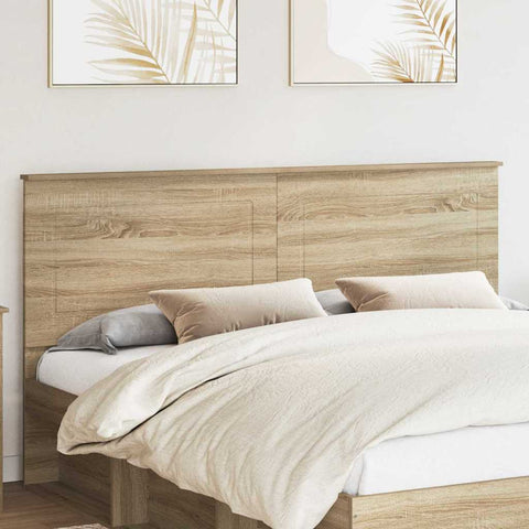 vidaXL Headboard with Headboard Sonoma Oak 200 cm Engineered Wood
