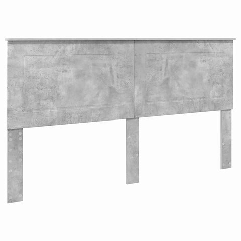 vidaXL Headboard with Headboard Concrete Grey 200 cm Engineered Wood
