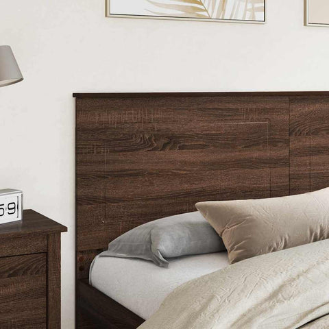 vidaXL Headboard with Headboard Brown Oak 200 cm Engineered Wood