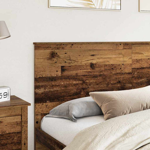 vidaXL Headboard with Headboard Old Wood 200 cm Engineered Wood