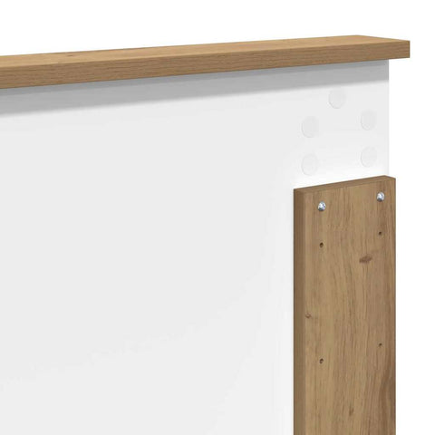 vidaXL Headboard with Headboard Artisan Oak 200 cm Engineered Wood
