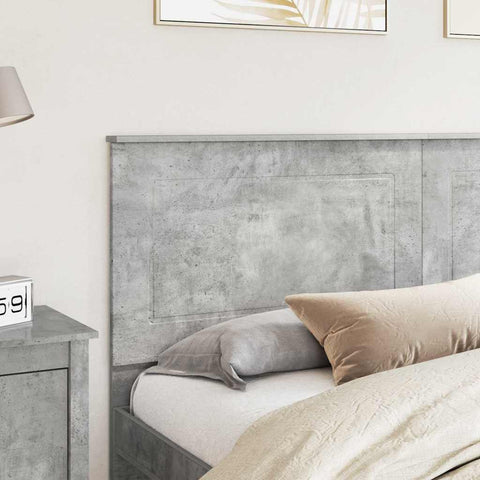 vidaXL Headboard with Headboard Concrete Grey 180 cm Engineered Wood