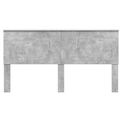 vidaXL Headboard with Headboard Concrete Grey 180 cm Engineered Wood