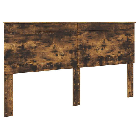 vidaXL Headboard with Headboard Smoked Oak 180 cm Engineered Wood