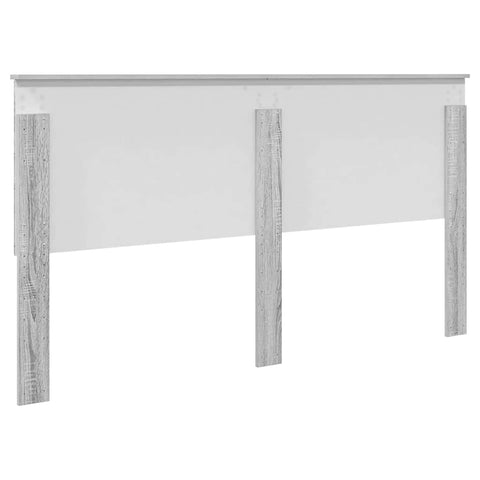 vidaXL Headboard with Headboard Grey Sonoma 180 cm Engineered Wood