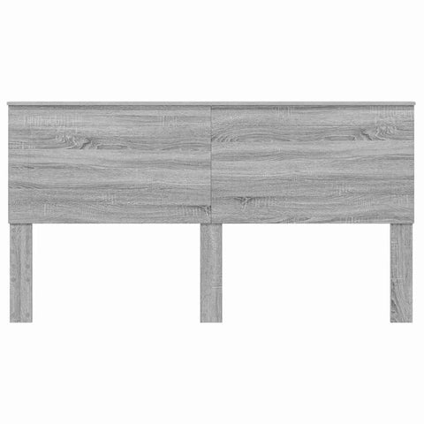 vidaXL Headboard with Headboard Grey Sonoma 180 cm Engineered Wood
