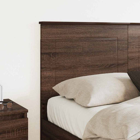 vidaXL Headboard with Headboard Brown Oak 160 cm Engineered Wood