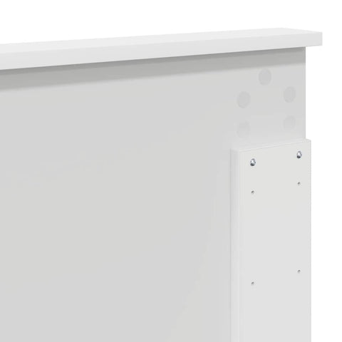vidaXL Headboard with Headboard White 150 cm Engineered Wood