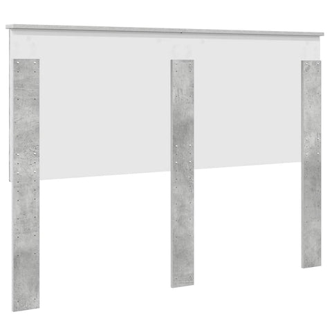 vidaXL Headboard with Headboard Concrete Grey 150 cm Engineered Wood