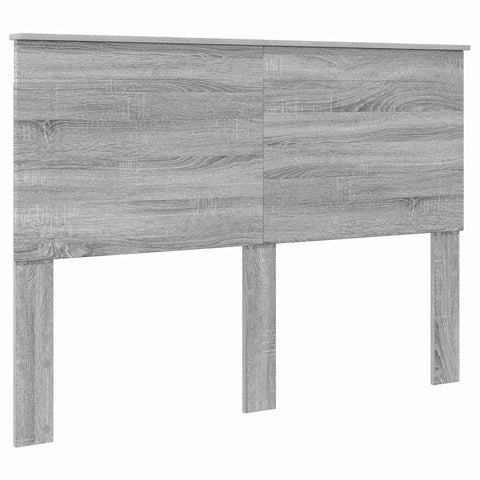 vidaXL Headboard with Headboard Grey Sonoma 150 cm Engineered Wood