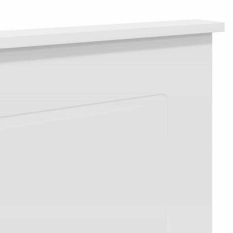 vidaXL Headboard with Headboard White 140 cm Engineered Wood