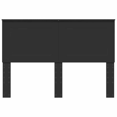 vidaXL Headboard with Headboard Black Oak 140 cm Engineered Wood