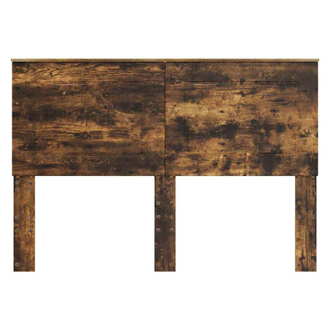 vidaXL Headboard with Headboard Smoked Oak 140 cm Engineered Wood