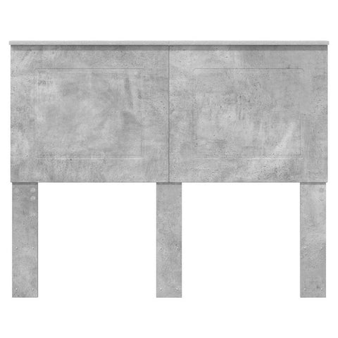 vidaXL Headboard with Headboard Concrete Grey 135 cm Engineered Wood