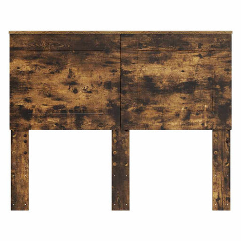 vidaXL Headboard with Headboard Smoked Oak 135 cm Engineered Wood