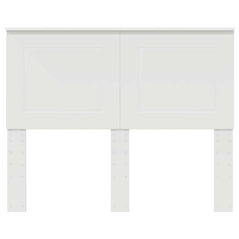 vidaXL Headboard with Headboard White 120 cm Engineered Wood