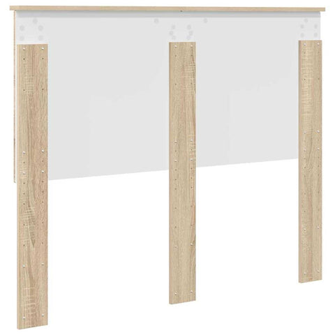 vidaXL Headboard with Headboard Sonoma Oak 120 cm Engineered Wood