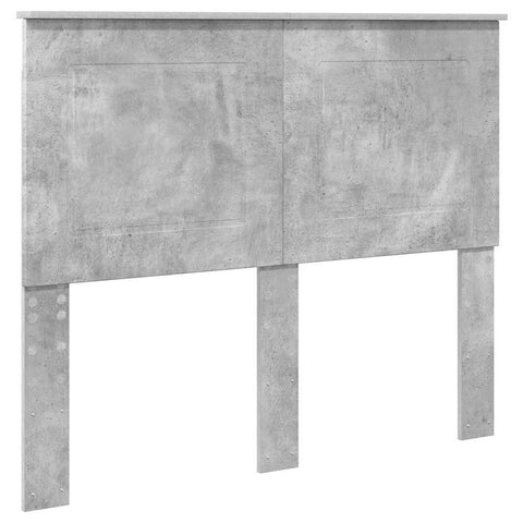 vidaXL Headboard with Headboard Concrete Grey 120 cm Engineered Wood
