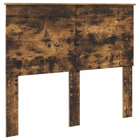 vidaXL Headboard with Headboard Smoked Oak 120 cm Engineered Wood
