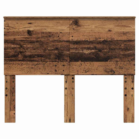 vidaXL Headboard with Headboard Old Wood 120 cm Engineered Wood